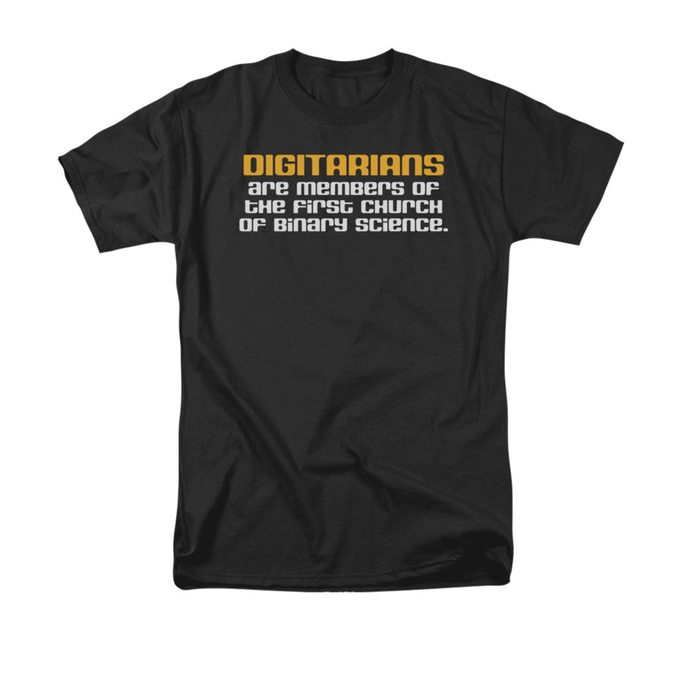 Digitarians Mens T Shirt Black Officially Licensed