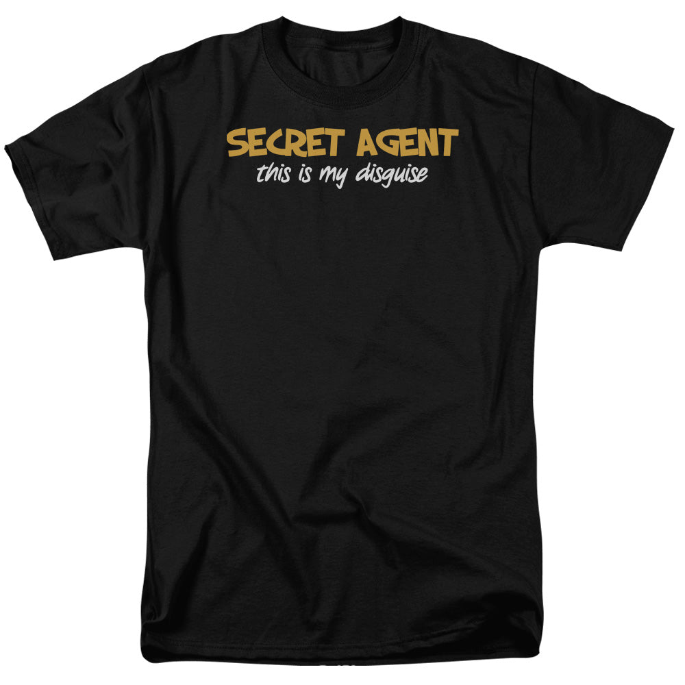 Secret Agent Mens T Shirt Black Officially Licensed
