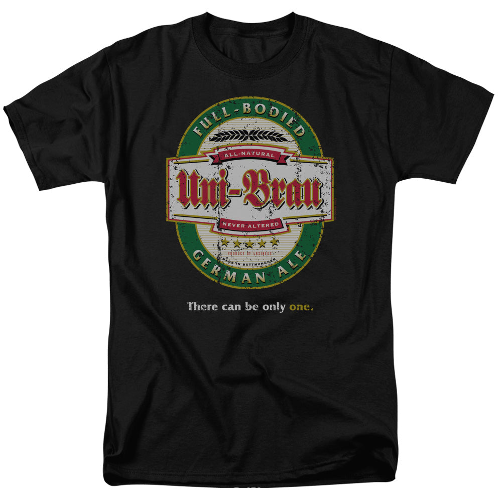 Uni Mens T Shirt Black Officially Licensed