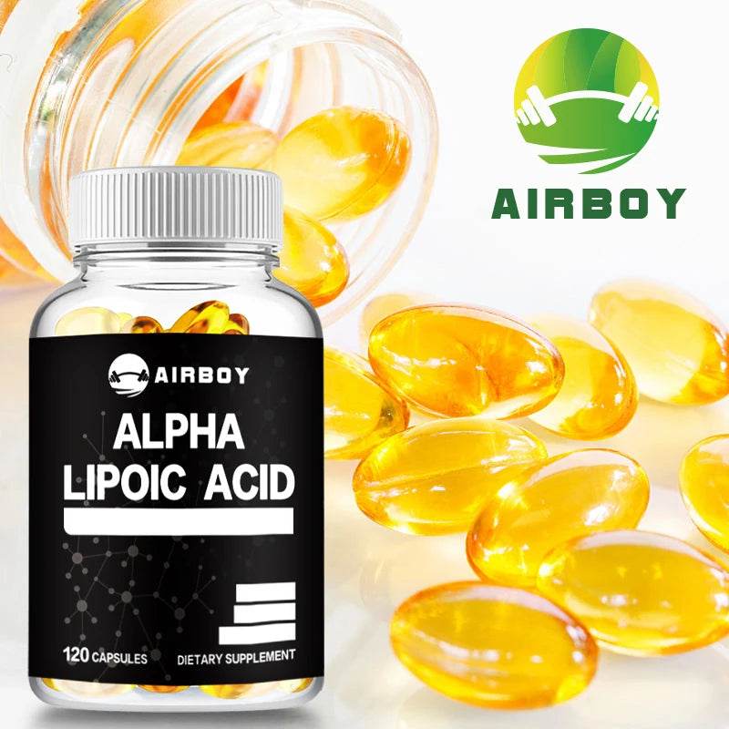 Alpha Lipoic Acid 600mg - for Brain and Heart Health, Relax Nervous System - 120 Capsules