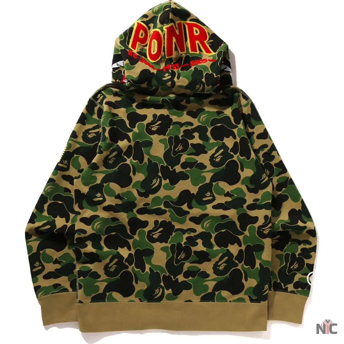 Abc Camo Shark Full Zip Hoodie Mens