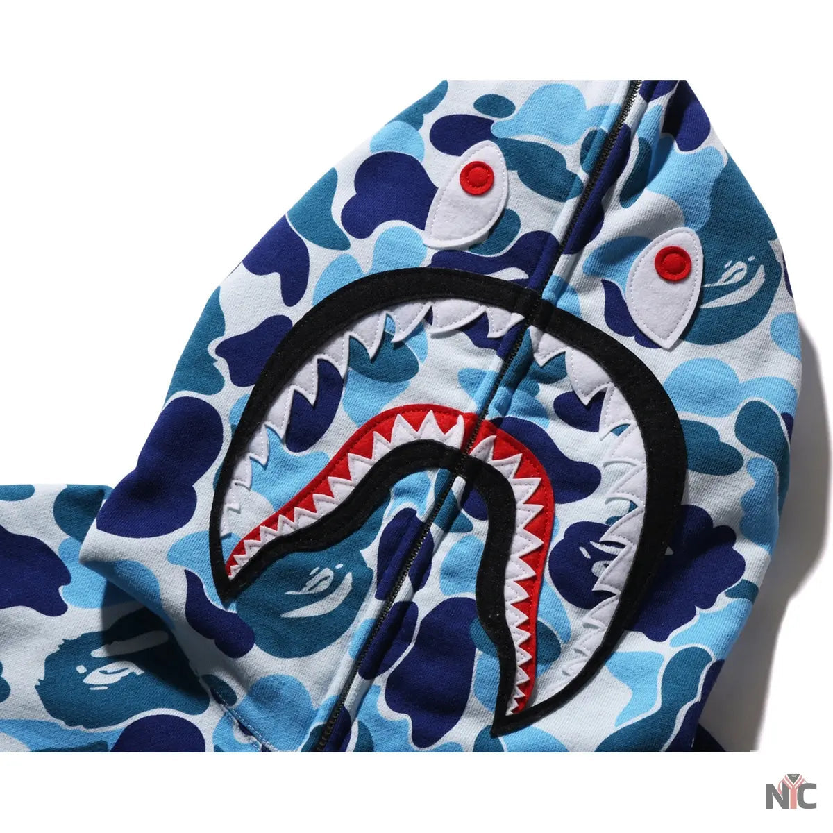 Abc Camo Shark Full Zip Hoodie Mens
