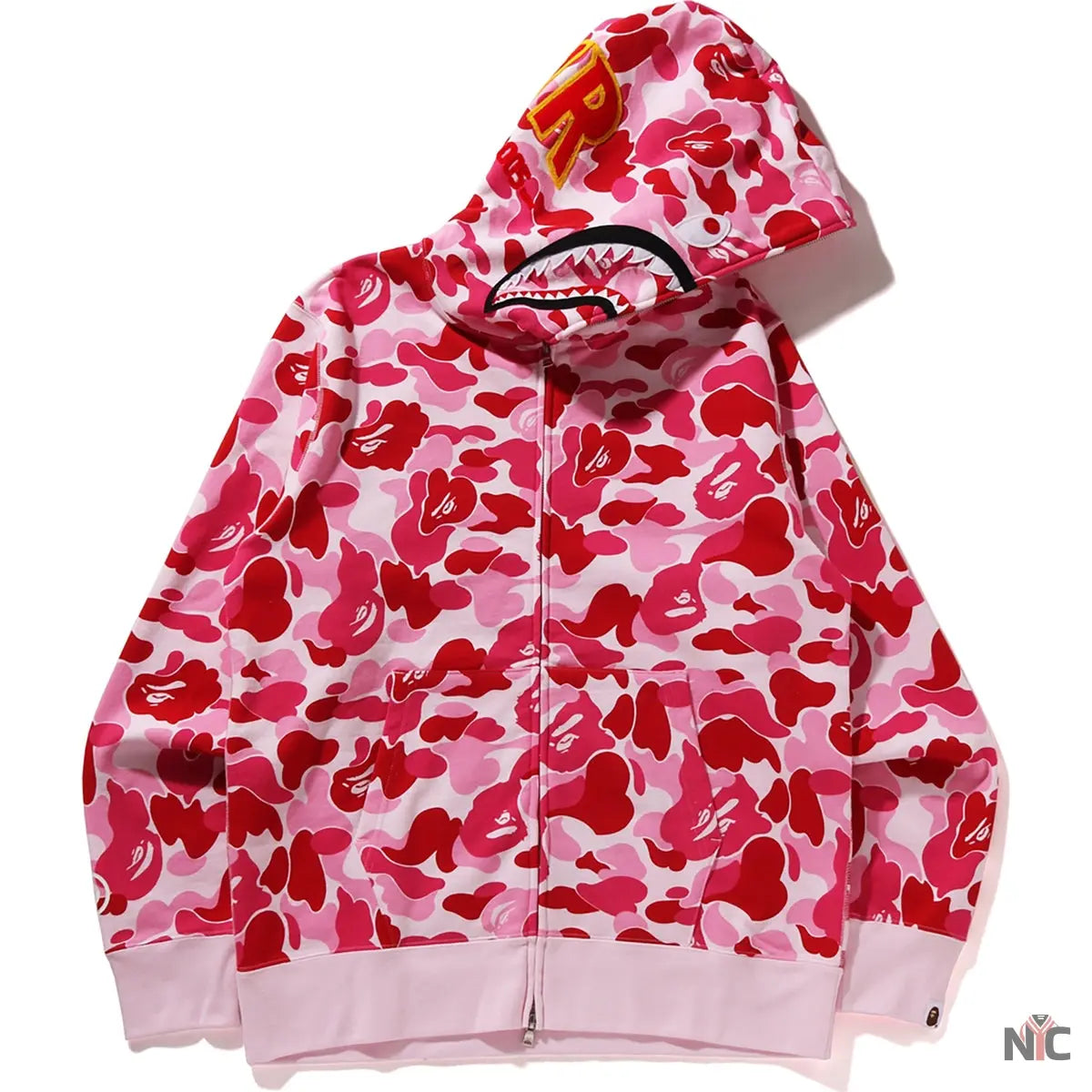 Abc Camo Shark Full Zip Hoodie Mens