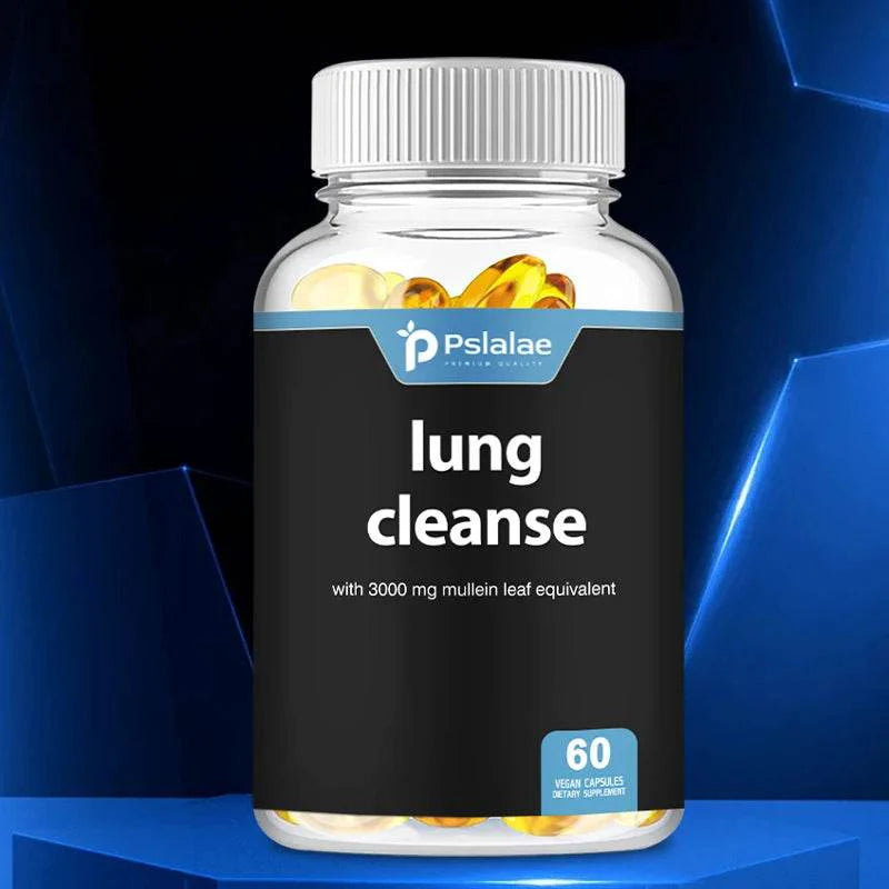 Lung Detox & Cleanse Capsules - Supports Bronchial and Respiratory Health, Relieves Breathing, Immune Support - 60 Capsules