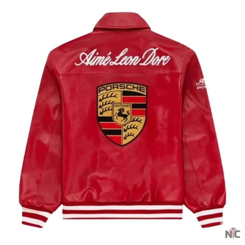 Aime Leon Dore × Porsche Leather Jacket