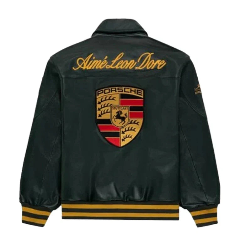 Aime Leon Dore × Porsche Leather Jacket