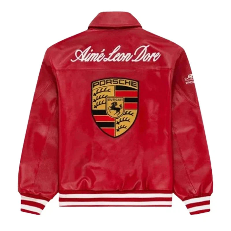 Aime Leon Dore × Porsche Leather Jacket