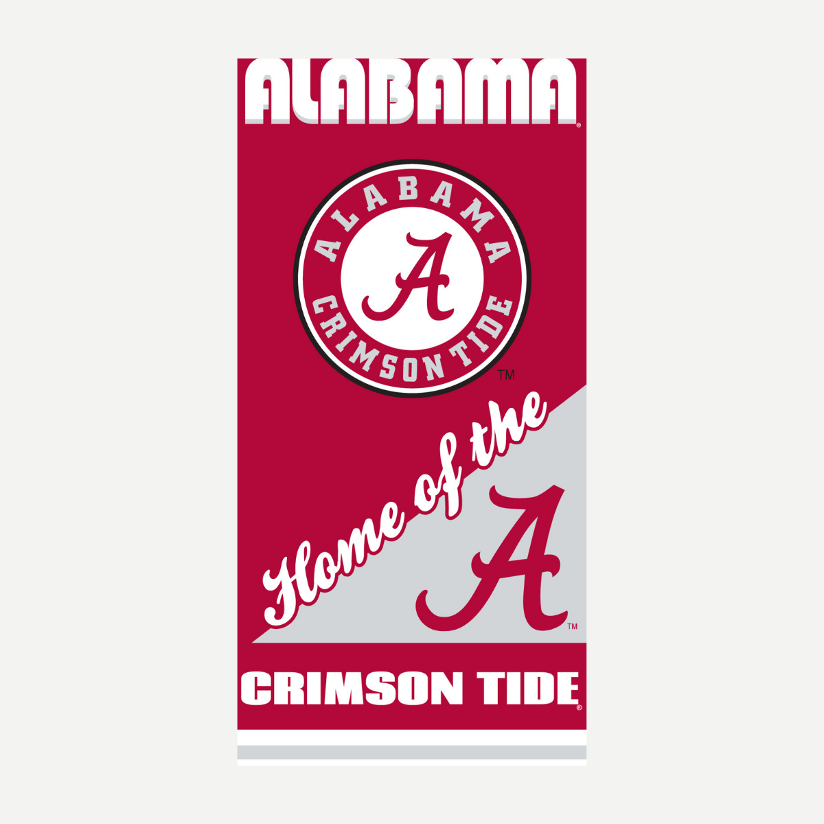 Alabama Crimson Tide - Home Beach Towel