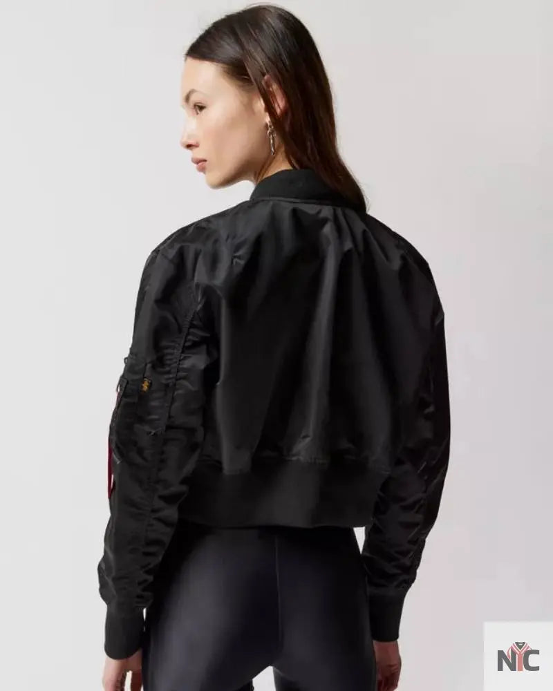 Alpha Industries L-2B Cropped Bomber Jacket