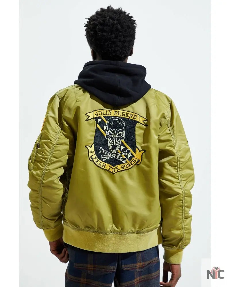 Alpha Industries L-2B Fear The Bones Battlewash Jacket