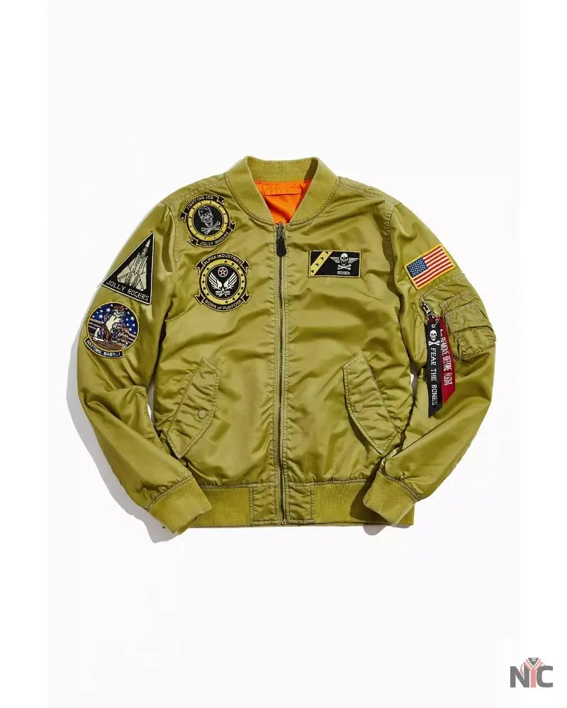 Alpha Industries L-2B Fear The Bones Battlewash Jacket