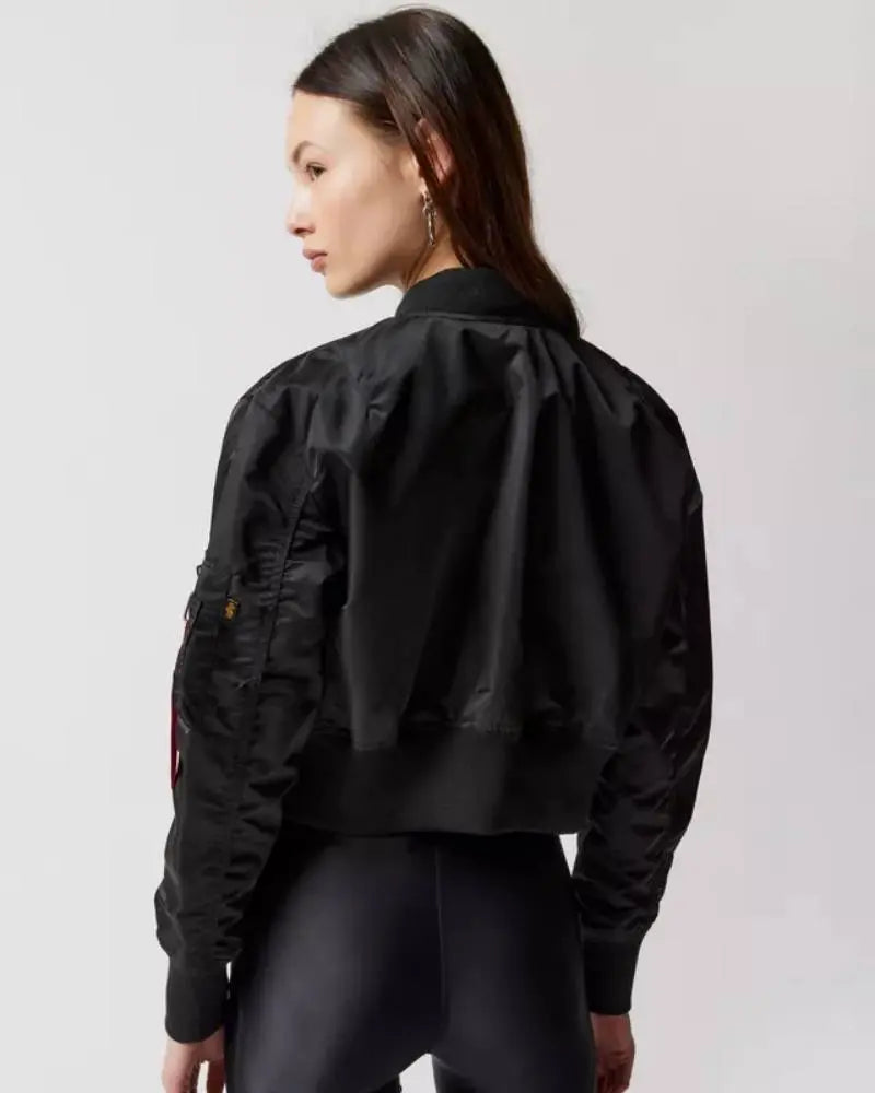 Alpha Industries L-2B Cropped Bomber Jacket