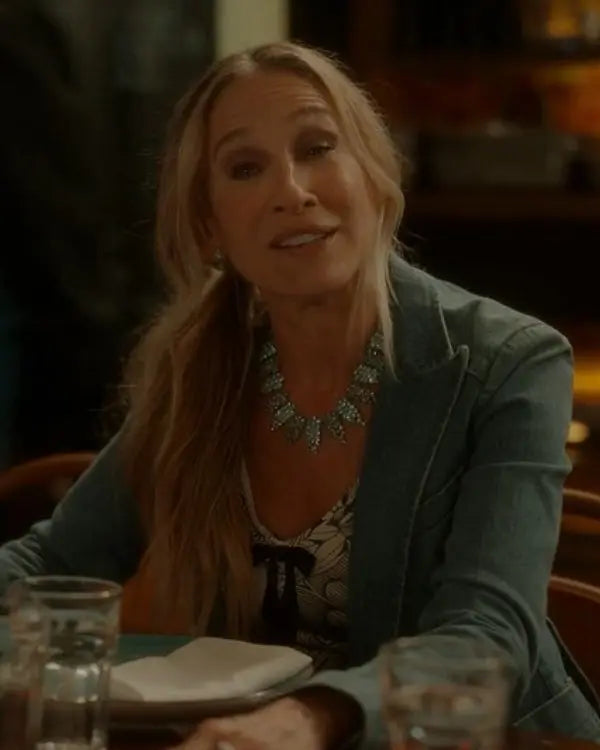 And Just Like That S03 Sarah Jessica Parker Denim Blazer