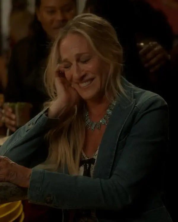 And Just Like That S03 Sarah Jessica Parker Denim Blazer
