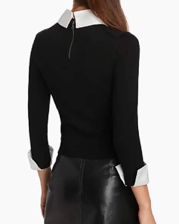 And Just Like That Kristin Davis Collared Sweater