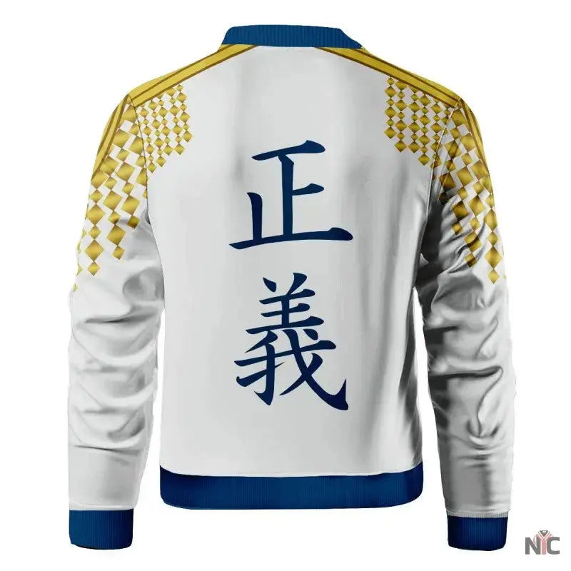 Anime One Piece Marine Bomber Jacket