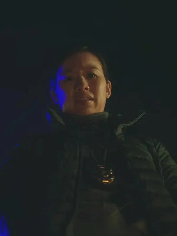 Annie Chang Peacemaker Grey Puffer Jacket