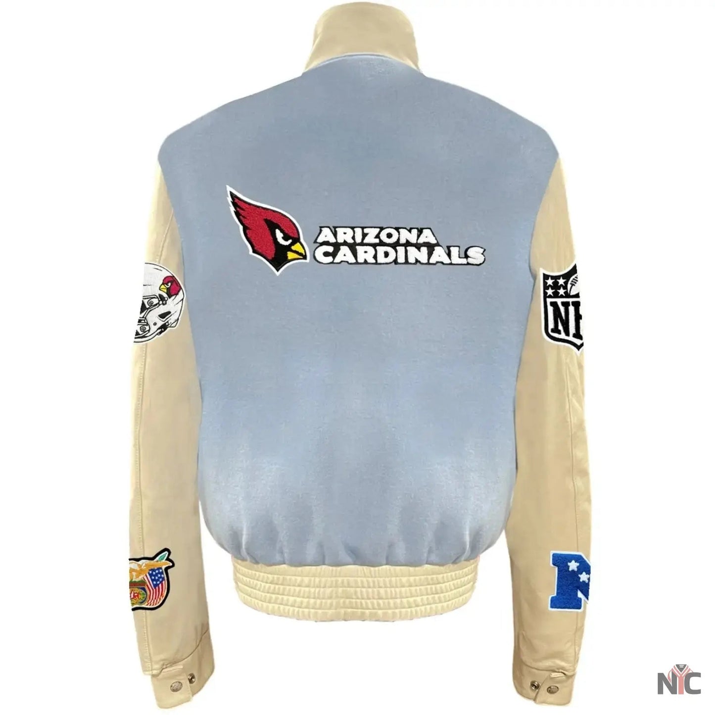 Arizona Cardinals Jeff Hamilton Wool and Leather Jacket
