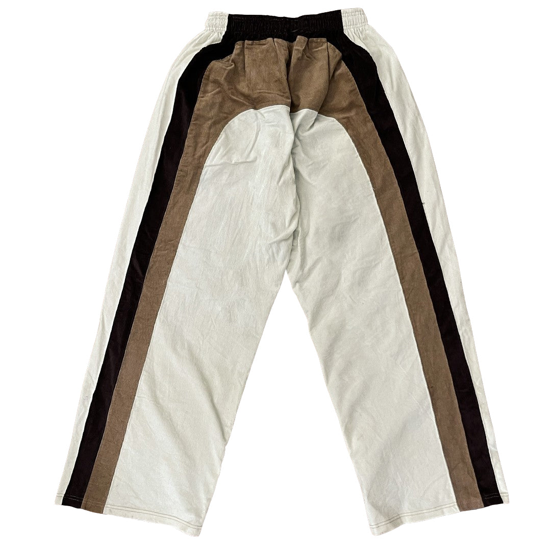 "RADIANT AURA" WIDE LEG SWEATS (CARAMEL MOCHA)