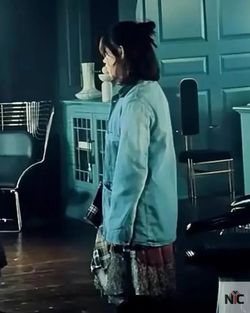 Astrid Deetz Beetlejuice Beetlejuice 2024 Blue Jacket