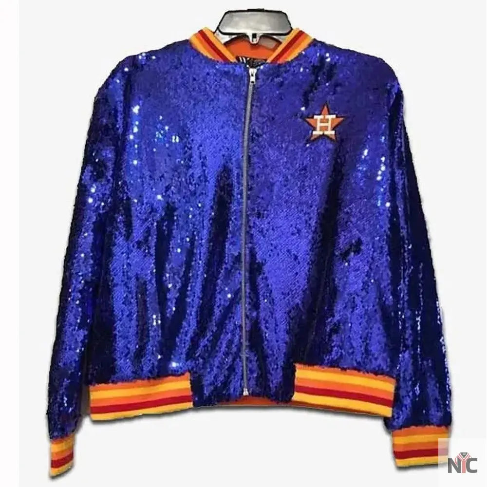 Astros Sequin Jacket
