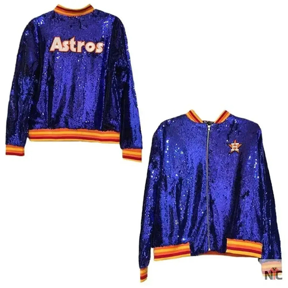 Astros Sequin Jacket