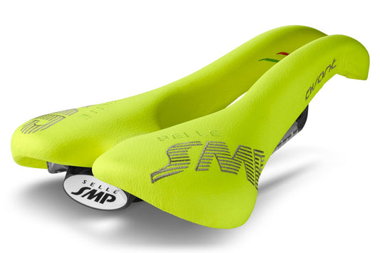 Selle SMP Avant Saddle with Carbon Rails (Fluro Yellow)