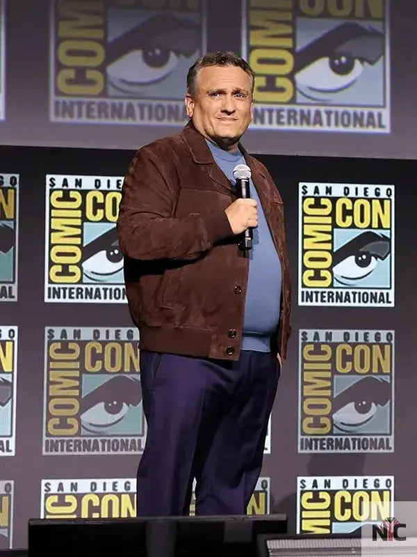 Avengers Doomsday Joe Russo Suede Leather Jacket