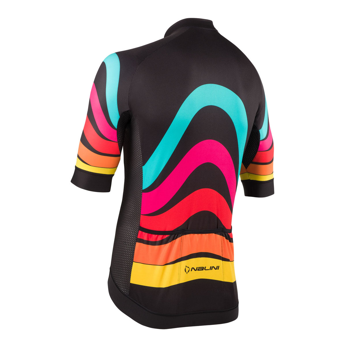 Nalini STRIPES Men's Cycling Jersey (Black/Multi) M, XL, 3XL