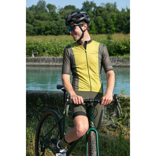 2024 Nalini WOOL Men's Cycling Jersey (Olive/Green) S-3XL