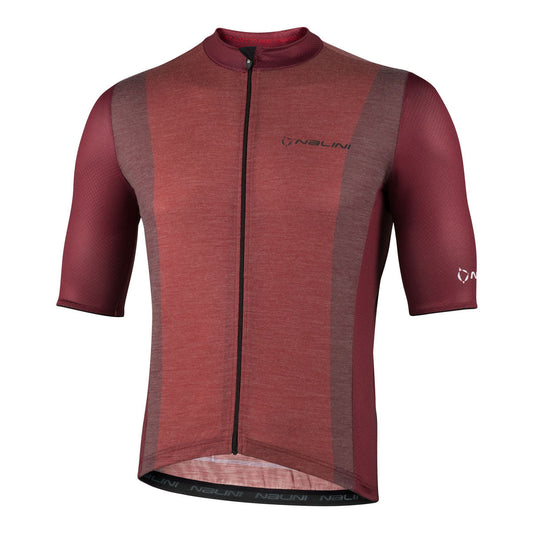 2024 Nalini WOOL Men's Cycling Jersey (Red) S-3XL