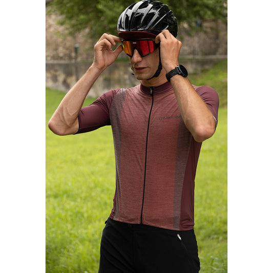 2024 Nalini WOOL Men's Cycling Jersey (Red) S-3XL