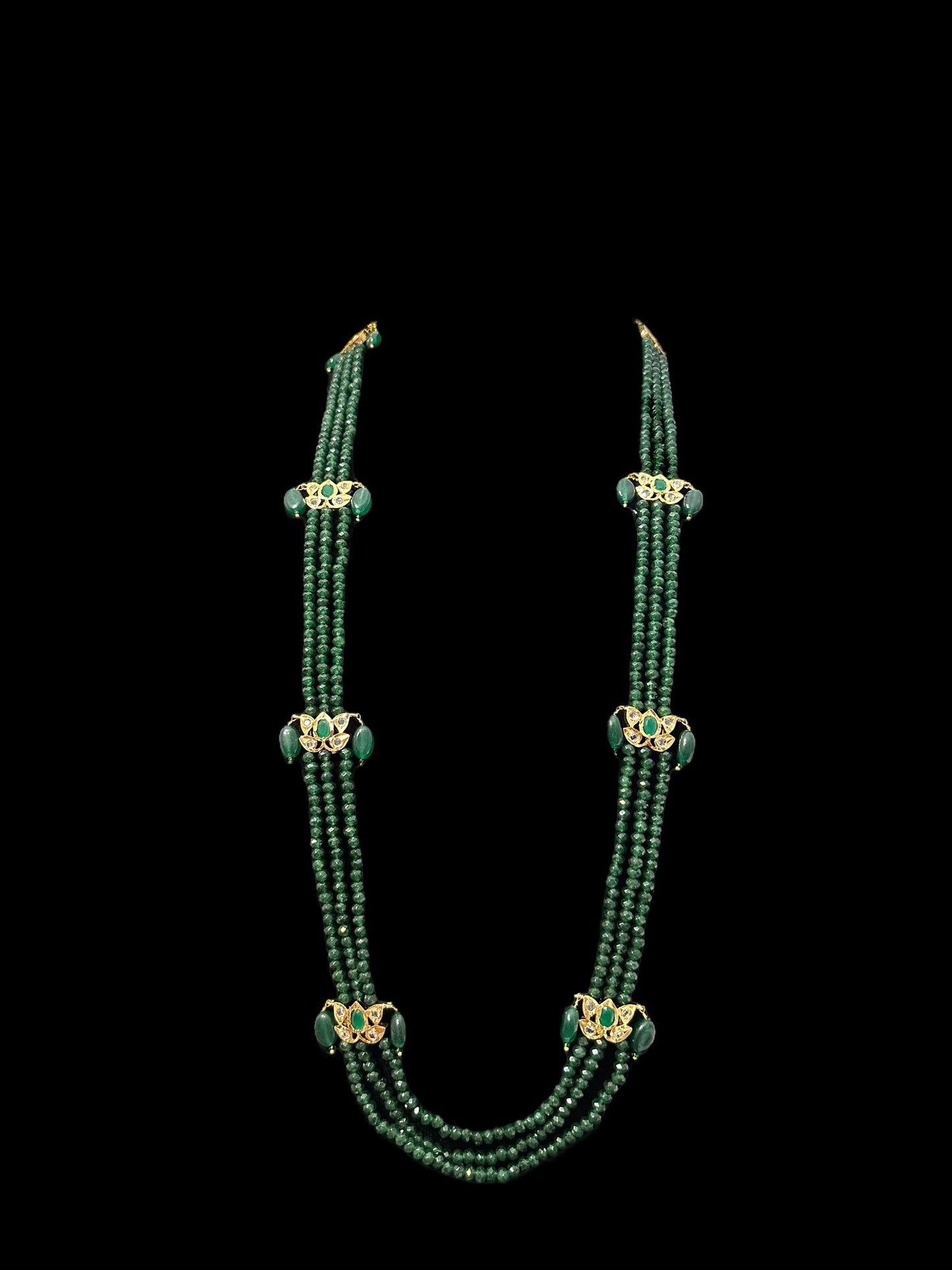 LN49 Raina green beads necklace ( READY TO SHIP )