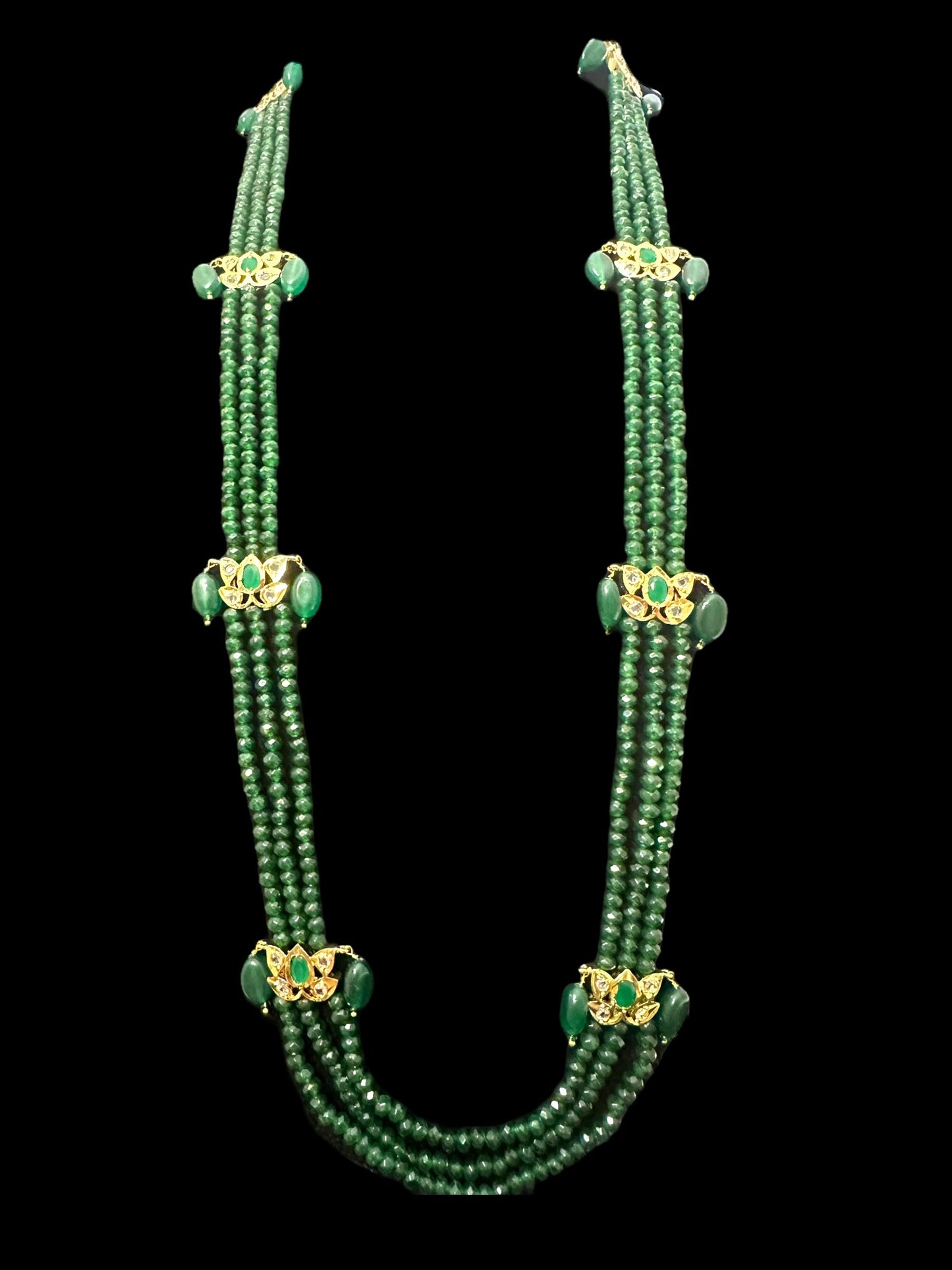 LN49 Raina green beads necklace ( READY TO SHIP )