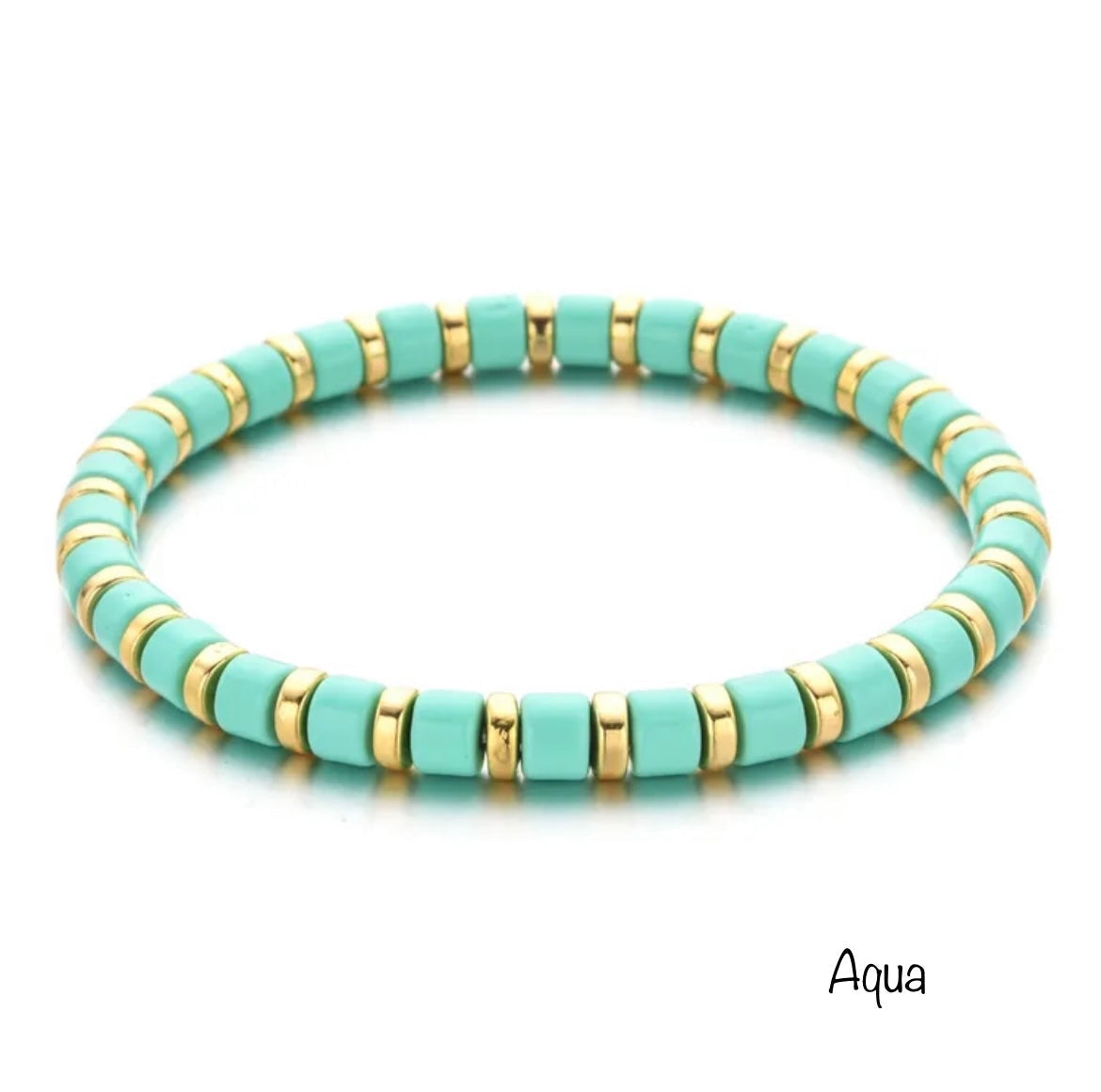 Enamel Beaded Charm Bar Bracelets - Charm Bar Styling