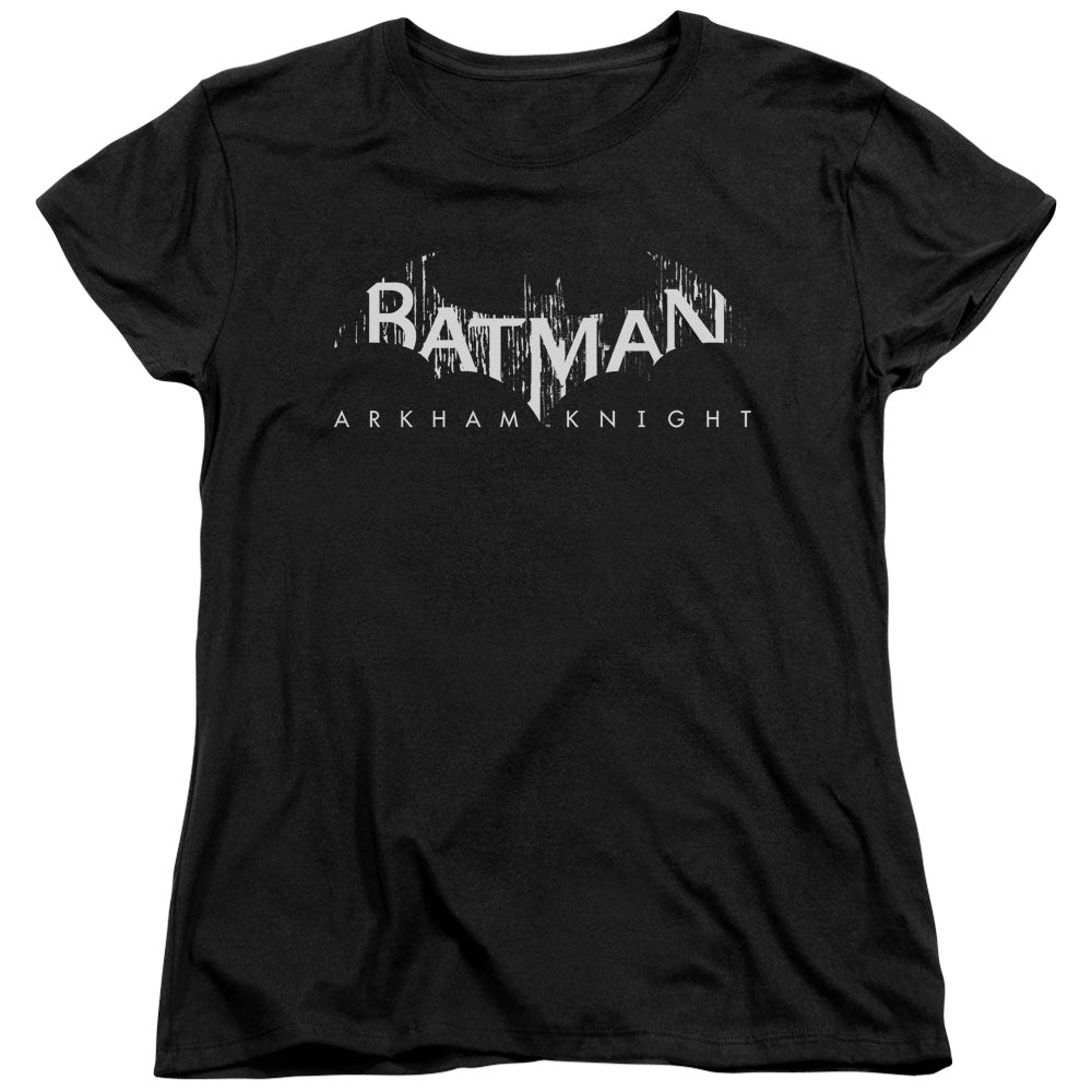Batman Arkham Knight Ak Splinter Logo Womens T Shirt Black Officially Licensed