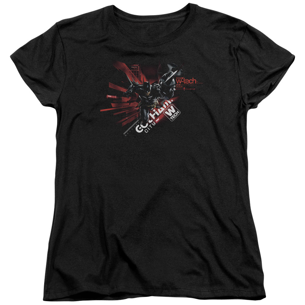 Batman Arkham Knight Ak Tech Womens T Shirt Black Officially Licensed