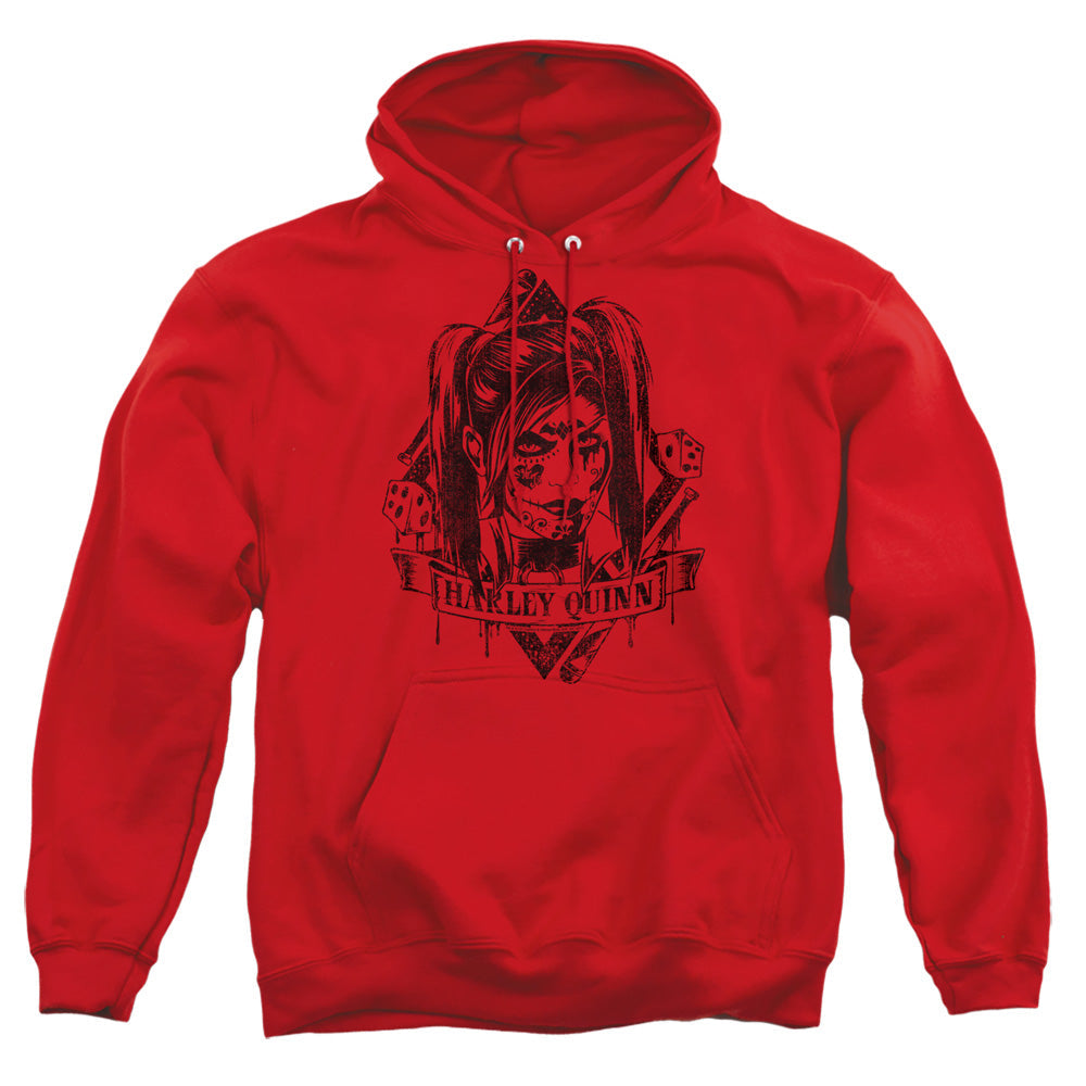 Batman Arkham Knight Diamond Mens Hoodie Red Officially Licensed