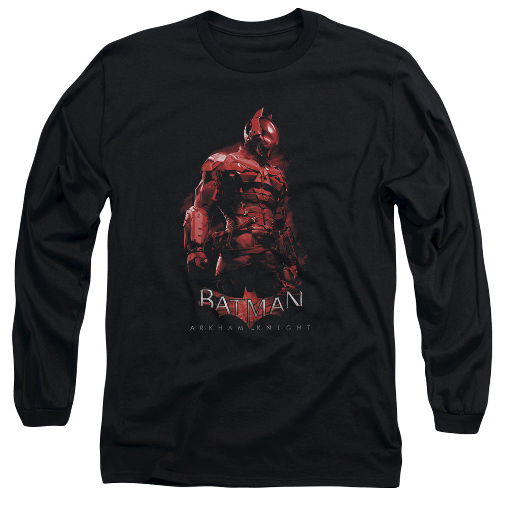 Batman Arkham Knight Knight Mens Long Sleeve Shirt Black Officially Licensed