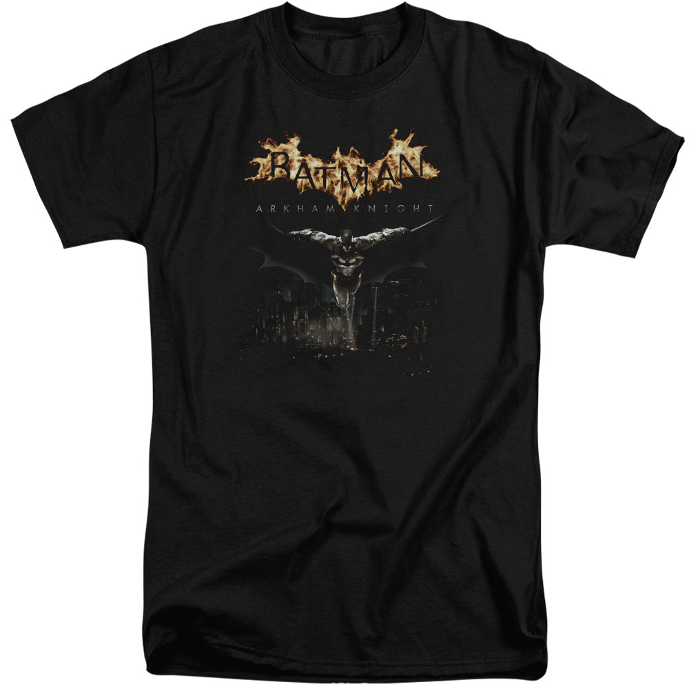 Batman Arkham Knight City Watch Mens Tall T Shirt Black Officially Licensed