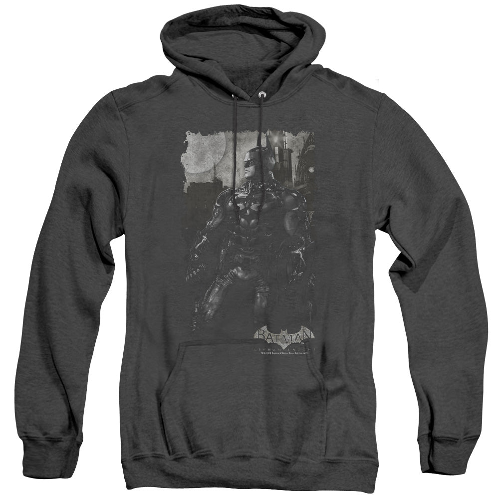 Batman Arkham Knight Bat Brood Mens Heather Hoodie Black Officially Licensed