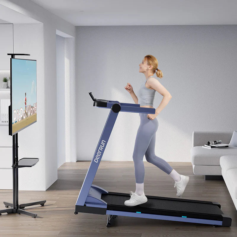 DeerRun A1 Pro Folding Smart 10 MPH Treadmill with 6% Incline