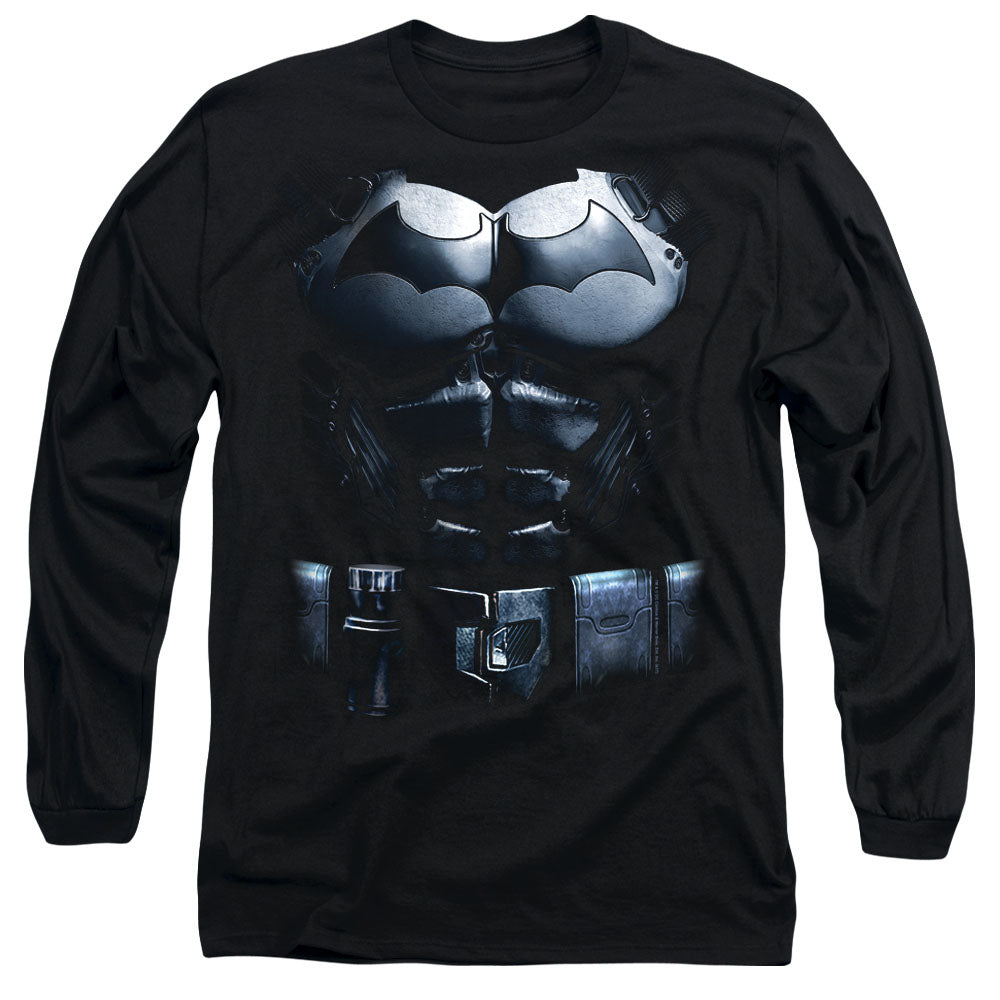Batman Arkham Origins Costume Mens Long Sleeve Shirt Black Officially Licensed