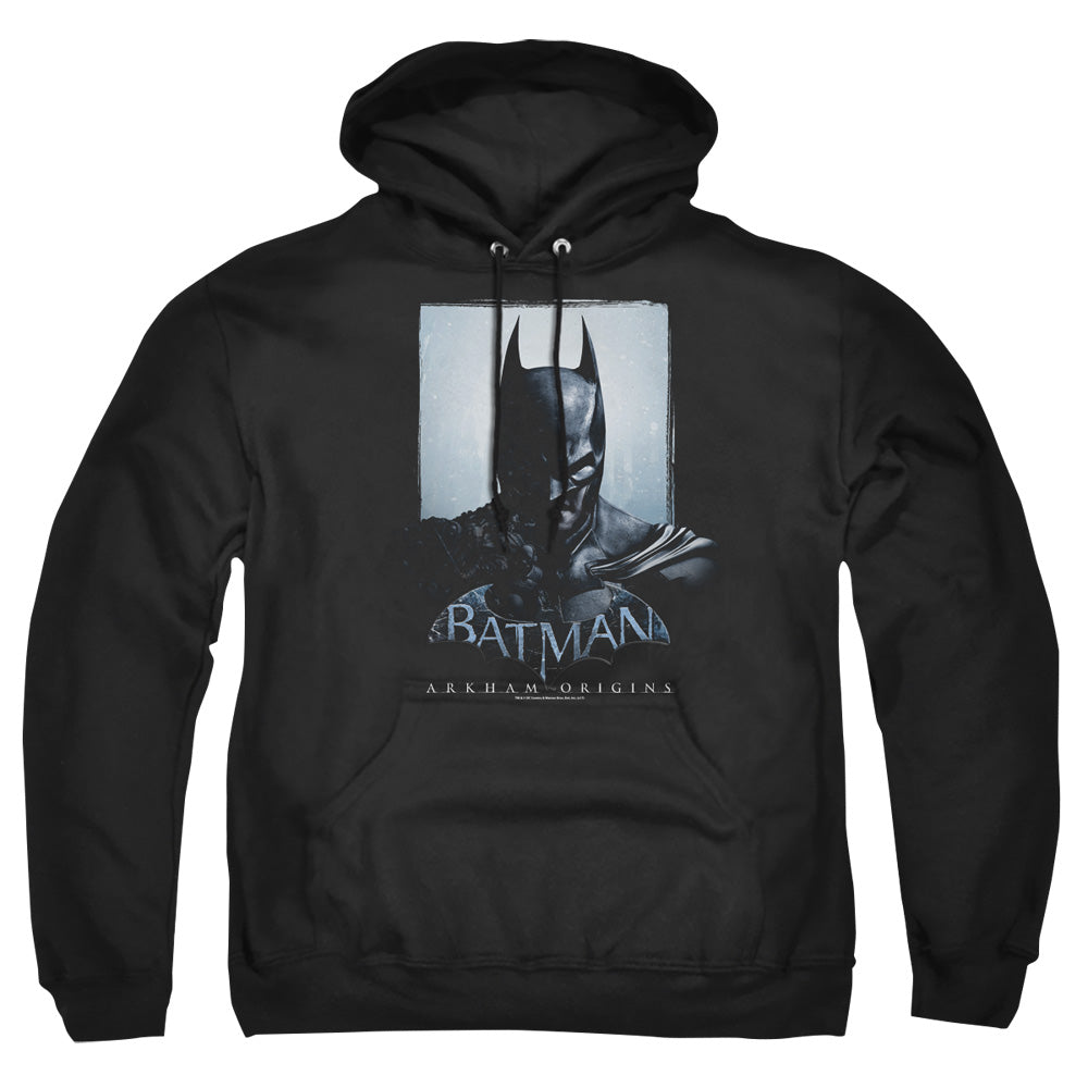 Batman Arkham Origins Two Sides Mens Hoodie Black Officially Licensed