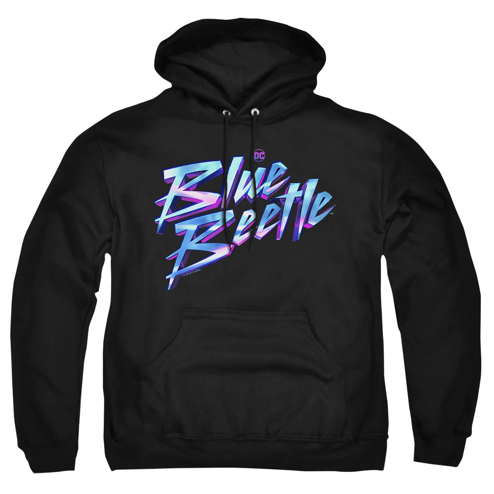 Blue Beetle (2023) Logo Mens Hoodie Black Officially Licensed