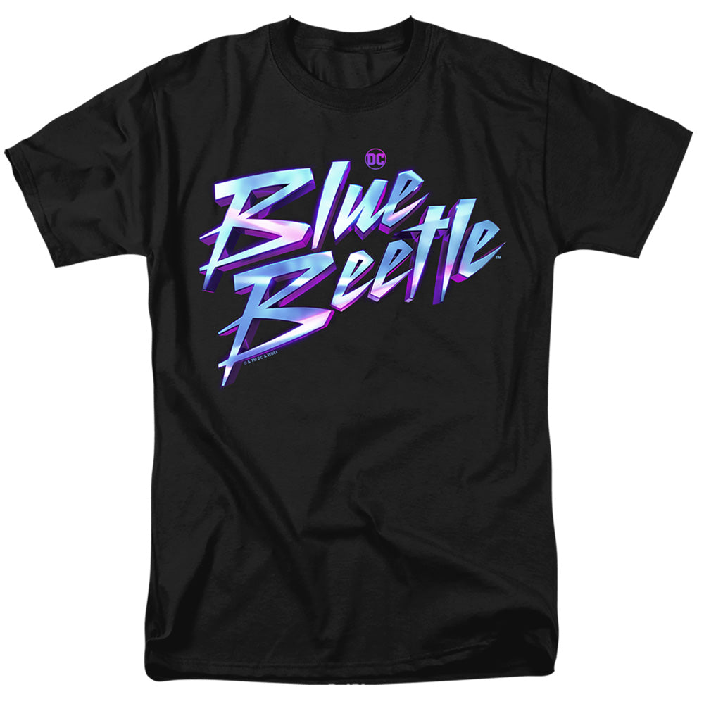 Blue Beetle (2023) Logo Mens T Shirt Black Officially Licensed
