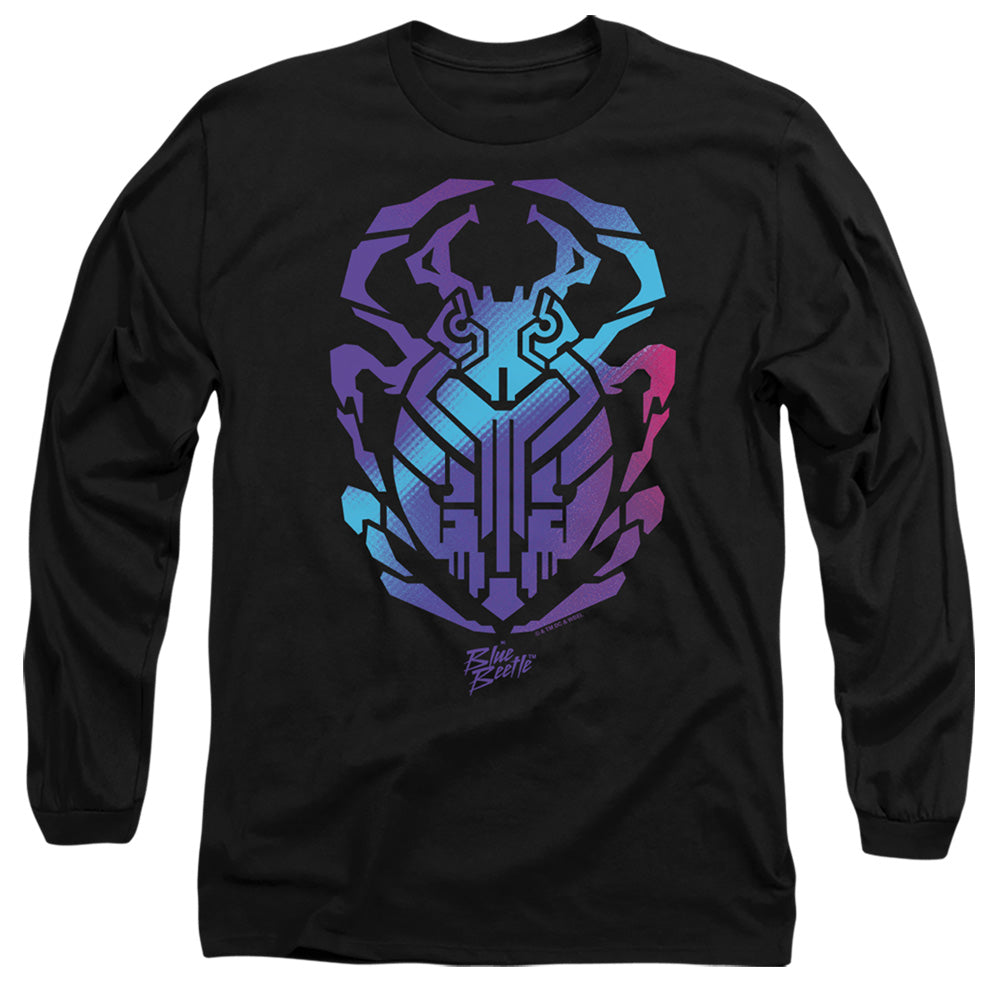 Blue Beetle (2023) Scarab Mens Long Sleeve Shirt Black Officially Licensed