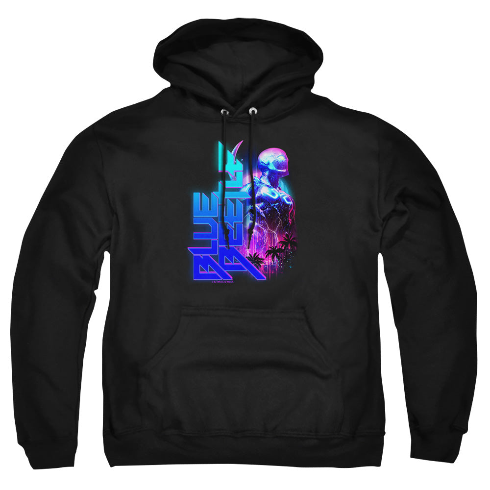 Blue Beetle (2023) Lightning Mens Hoodie Black Officially Licensed