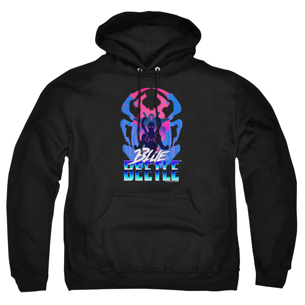 Blue Beetle (2023) Silhouette Mens Hoodie Black Officially Licensed