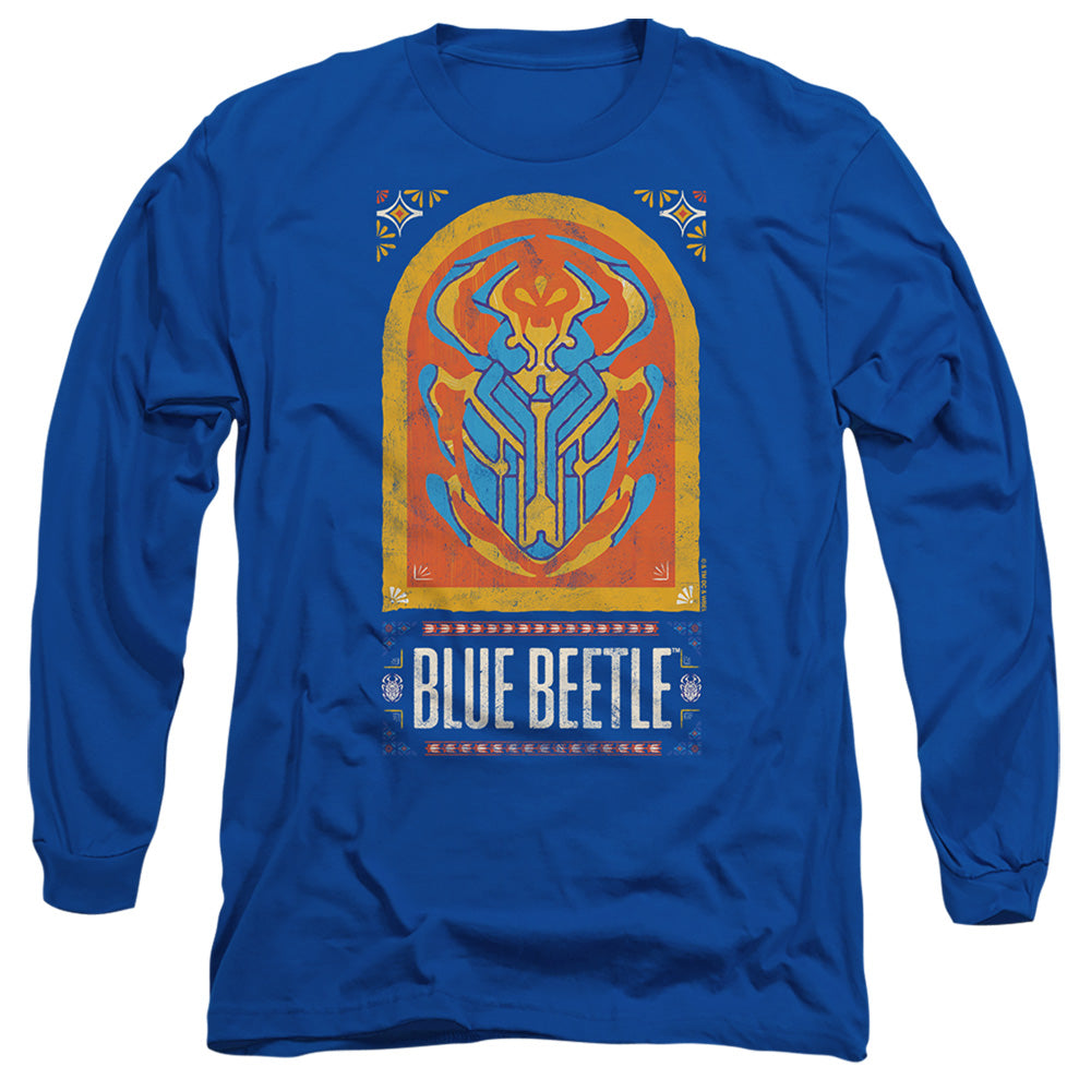 Blue Beetle (2023) Archway Mens Long Sleeve Shirt Royal Officially Licensed